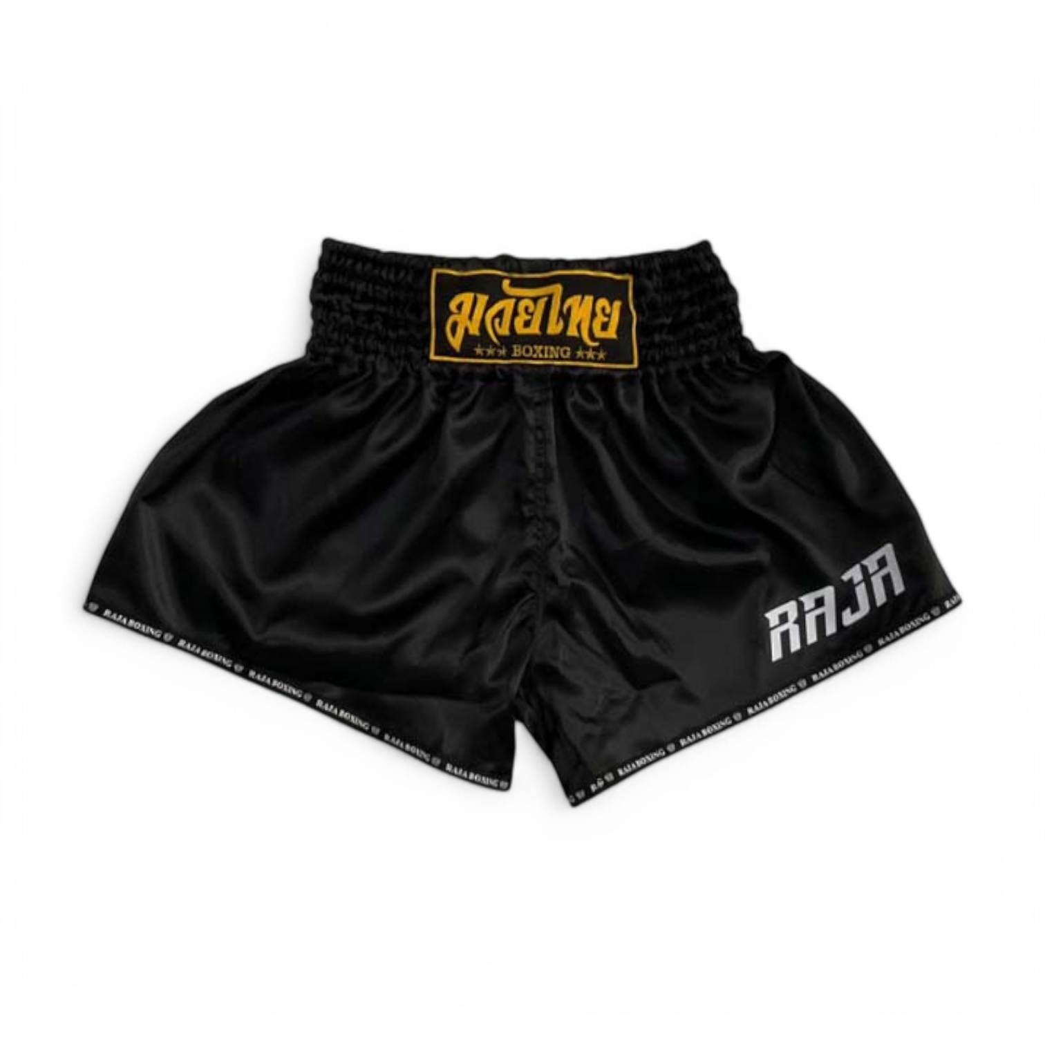 RAJA ラジャ キックパンツ ムエタイ ショーツ RTB29-9 RAJA MuayThai Shorts (Black) ブラック